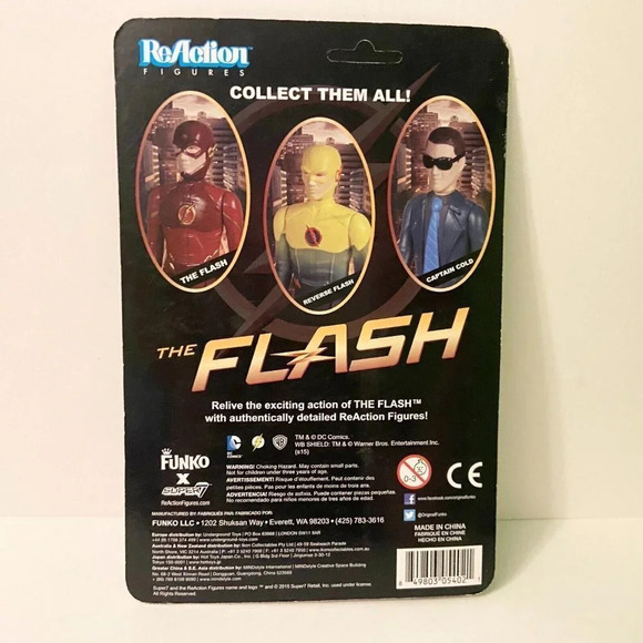 2015 Funko Reverse Flash 3.75  Inch Poseable Action Figures DC Comics - Picture 7 of 16
